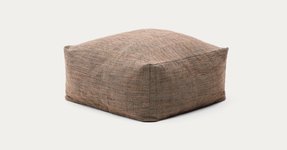 Thumbnail of Pouf Vedell 100% PET orange 60 x 60 x 30 cm | Kave Home®