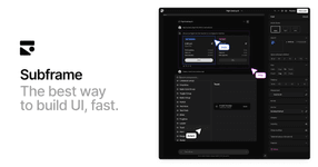 Thumbnail of Subframe – The best way to build UI, fast.