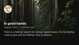 Thumbnail of In good hands