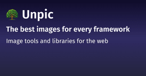 Thumbnail of The best images for every framework – Unpic
