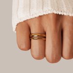Thumbnail of Madison Wave Ring Set – Beautiful Earth Boutique