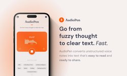 Thumbnail of AudioPen | Go from fuzzy thought to clear text. Fast.