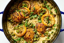 Thumbnail of One-Pot Chicken and Rice With Caramelized Lemon Recipe