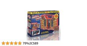 Thumbnail of Ontel Battery Daddy - Battery Organizer Storage Case with Tester, Stores & Protects Up to 180 Batteries, Clear Locking Lid, As Seen On TV