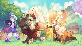 Thumbnail of 「金」の力で自然を“ダンジョン街”に変えていくシミュレーションゲーム『Gold Gold Adventure Gold』が7月31日に発売。獰猛な神獣を飼いならし、金に目がくらんだ冒険者たちの運命と街の発展を見守ろう