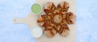 Thumbnail of Liam Charles's Pizza Star Bread recipe - The Great British Bake Off