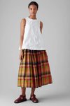 Thumbnail of Pleated Check Multicolor Skirt