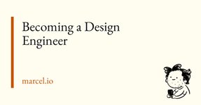 Thumbnail of Becoming a Design Engineer