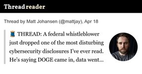 Thumbnail of Thread by @mattjay on Thread Reader App