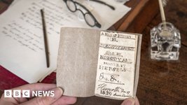 Thumbnail of Tiny manuscript by Charlotte Brontë returns home to Haworth