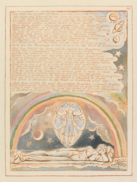 Thumbnail of ‘“One Hair Nor Particle of Dust…”’ by William Blake from Jerusalem (1804–20)