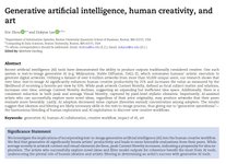 Thumbnail of Ethan Mollick on LinkedIn: Adopting AI made internet artists much more productive & greatly boosted… | 31 comments