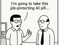 Thumbnail of The many fallacies of 'AI won't take your job, but someone using AI will'