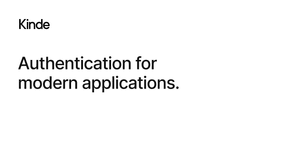 Thumbnail of Auth for modern applications.