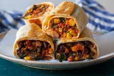 Thumbnail of bean and vegetable burritos