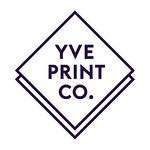 Thumbnail of Foxglove Mono Medium Blue Riso Print By Yve Print Co.