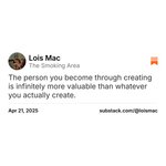 Thumbnail of Lois Mac on Substack
