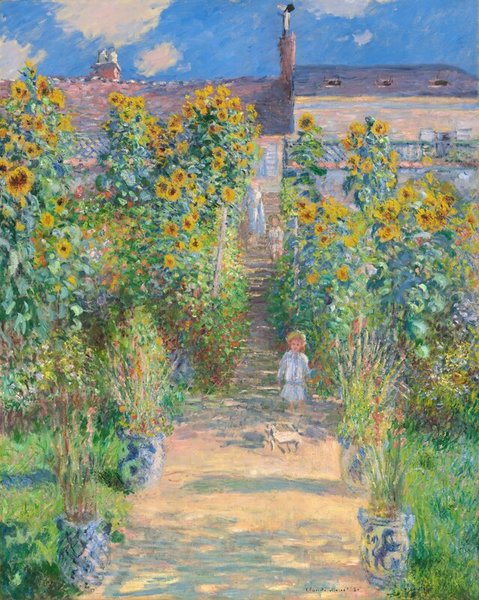 Thumbnail of The Artist's Garden at Vétheuil by Claude Monet