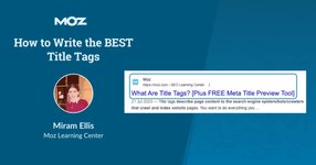 Thumbnail of What Are Title Tags? [Plus FREE Meta Title Preview Tool] - Moz