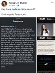 Thumbnail of Dear ARN, Yesterday morning, I received a phone call from Sam… | Teresa Lim | 22 comments