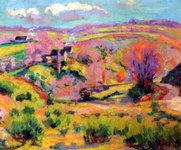 Thumbnail of Landscape of Creuse at spring