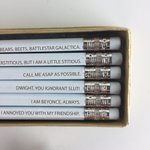 Thumbnail of Office Pencils With TV Quotes, Office TV Pencils, the Office Pencils ...