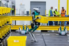 Thumbnail of Humanoid Robots at Amazon Provide Glimpse of an Automated Workplace — Bloomberg Businessweek