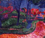 Thumbnail of A Winding Road – Cornish Landscape, 1920