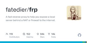 Thumbnail of GitHub - fatedier/frp: A fast reverse proxy to help you expose a local server behind a NAT or firewall to the internet.