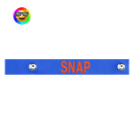 Thumbnail of Personalized Embroidered Snap Bag Tag for Luggage and Carryon Bags