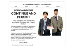 Thumbnail of Continue & Persist Letter