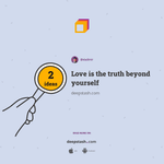 Thumbnail of Love is the truth beyond yourself
