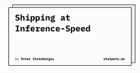 Thumbnail of Shipping at Inference-Speed | Peter Steinberger
