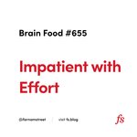 Thumbnail of Impatient with Effort