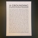 Thumbnail of letterpress print: a grounding of revolutionary reminders — radical emprints