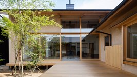 Thumbnail of Hiiragi's House is a Japanese home arranged around a courtyard and tree