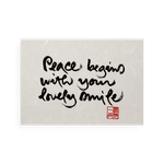 Thumbnail of Peace Begins With Your Lovely Smile l Thich Nhat Hanh's Calligraphy | Meditative Zen Artwork for Mindful Living