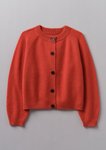 Thumbnail of Eden Wool Cashmere Raglan Cardigan | Carmine Red Melange