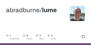Thumbnail of GitHub - abradburne/lume