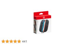 Thumbnail of Amazon - Nintendo Joy-Con 2 Pair, Light Blue and Light Red