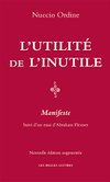 Cover of L'Utilité de l'inutile: Manifeste. Suivi d'un essai d'Abraham Flexner (French Edition)