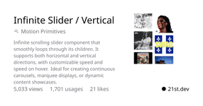 Thumbnail of 21st.dev - Discover, share, and craft UI components