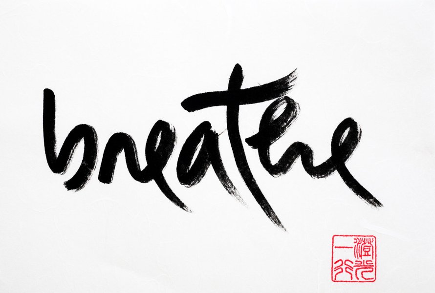 Thumbnail of Breathe - Calligraphy – Parallax Press