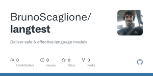 Thumbnail of GitHub - BrunoScaglione/langtest: Deliver safe & effective language models
