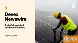 Thumbnail of Devex Newswire: Ajay Banga's ambitious plan to electrify Africa ...