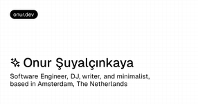 Thumbnail of Onur Şuyalçınkaya