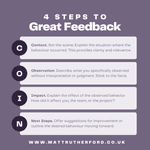 Thumbnail of More feedback tips: Using the COIN model.