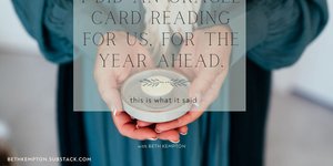 Thumbnail of ✨I did an oracle card reading for us, for the year ahead.