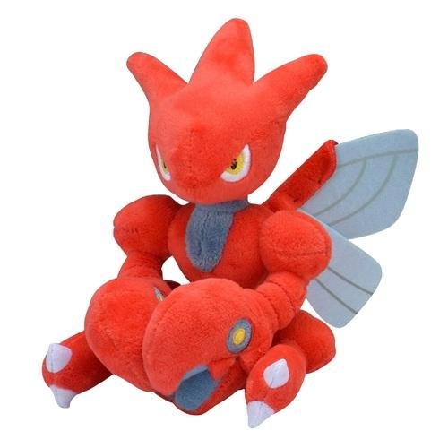 Thumbnail of Scizor Plush Pokémon fit | Authentic Japanese Pokémon Plush | Worldwide delivery from Japan