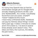 Thumbnail of Alberto Romero on Substack